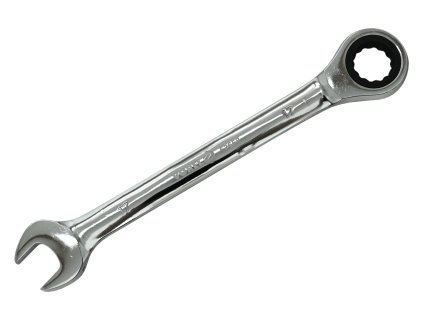 Klíč očkoplochý ráčnový 17 mm CrV