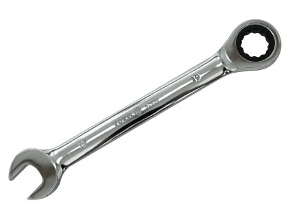 Klíč očkoplochý ráčnový 19 mm CrV