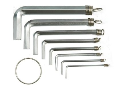 Sada klíčů imbus 10 ks 1,5 - 10 mm CrV