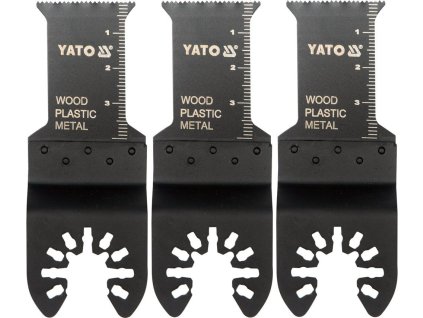 Pilový list na ponor. řezy BIM pro multifunkci, 28,5mm (dřevo, plast, kov), sada 3ks