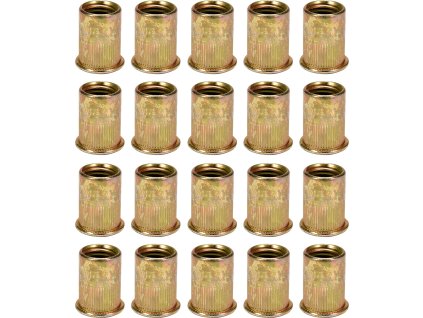 Nýtovací matice ocelová M4, 20ks