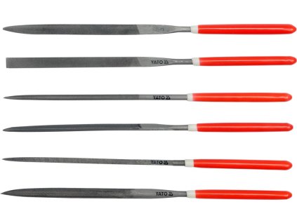 Sada pilníků jehlových 3 x 140 mm 6 ks