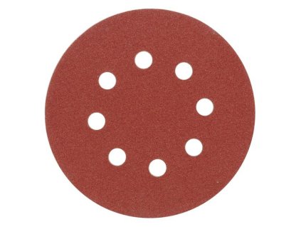 Brusný papír 125 mm P60 s otvory 5 ks suchý zip