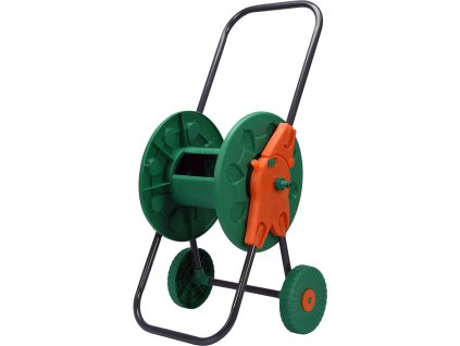 Stojan navíjecí na zahradní hadici 1/2" 60m pojízdný