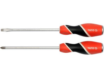 Sada šroubováků 2ks, - 6mm, + PH2, úderové