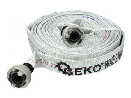 Požární hadice 1", 20m, 8bar s rychlospojkami GEKO