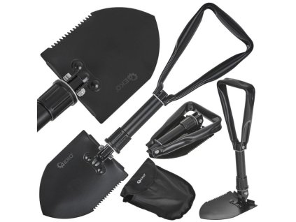 Lopatka skládací taktická, 2v1, Black Survival Series - GEKO