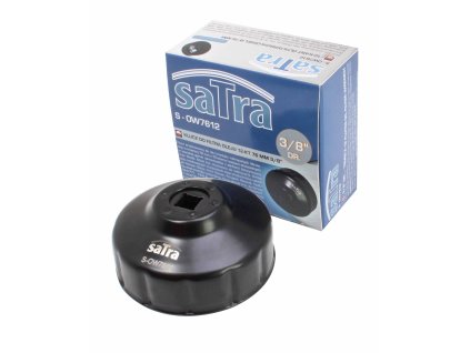 Klíč na olejové filtry 76 mm, 12hran, 3/8" - SATRA