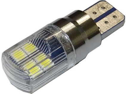 Žárovka LED T10 10-30V bílá, 8xSMD3030