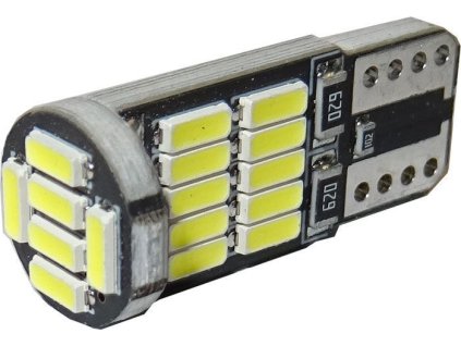 Žárovka LED T10 12V bílá, 26x LED4014