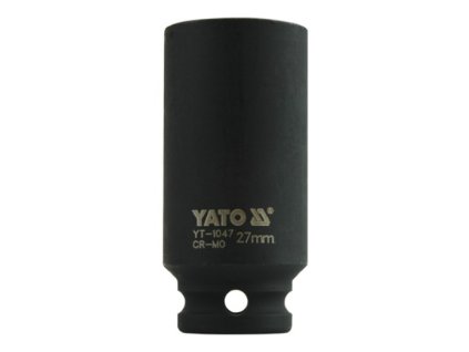 Nástavec 1/2" rázový šestihranný hluboký 27 mm CrMo