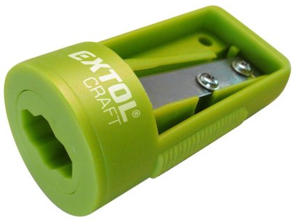 Ořezávátko na tesařskou tužku, s brouskem na zabroušení špičky tužky, EXTOL CRAFT