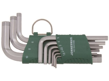 Sada klíčů Imbus, s protiskluzovými drážkami, 9 kusů - JONNESWAY H01SA109S