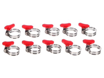 Hadicová spona s motýlkem MECHANIC CONNECT, 16-25 mm, 10 ks - SIXTOL