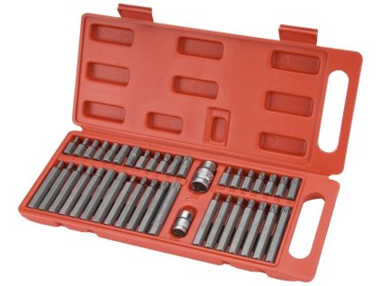 Hroty HEX-TORX-XZN, sada 40ks, CrV, EXTOL PREMIUM