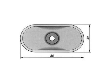 Podložka izolační PIP 40/80 C ocel