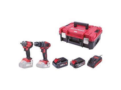 Aku set Worcraft XCUBE031 utahovák 450Nm + šroubovák 50Nm, 20V