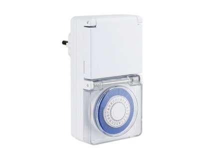 Časovač Strend Pro, mechanická spínací zásuvka, 220-240 V, max. 3500 W