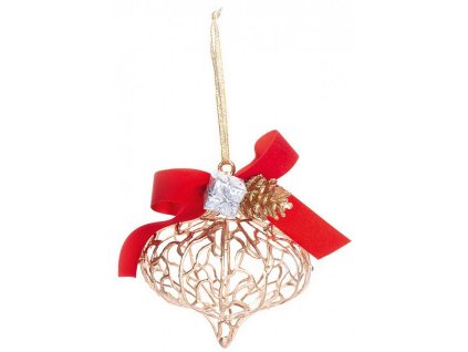 Ozdoba MagicHome, zlatá, 10x15 cm