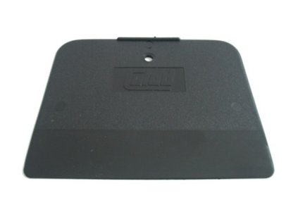 Stěrka na tmel lakýrnická, 120 x 90 mm, na oblé povrchy, plast, černá- COLAD