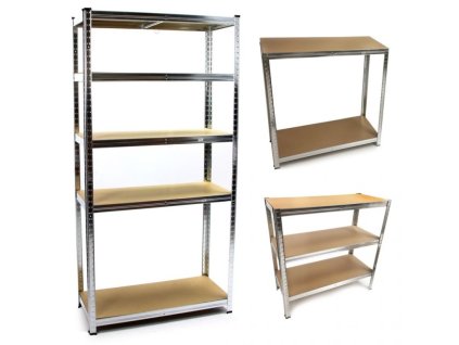 Kovový regál 180 x 90 x 40 cm MAR-POL