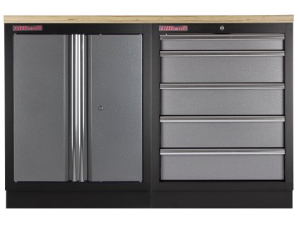 Sestava kvalitních PROFI dílenských skříněk s pracovní deskou - TGS1300BAL08
