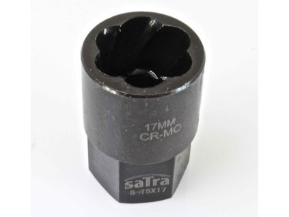 Hlavice nástrčná na poškozené šrouby 1/2", rozměr 17 mm - SATRA