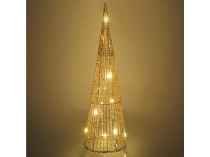 Kužel z bavlněné příze se třpytkami RXL 330 10 LED 40cm RETLUX