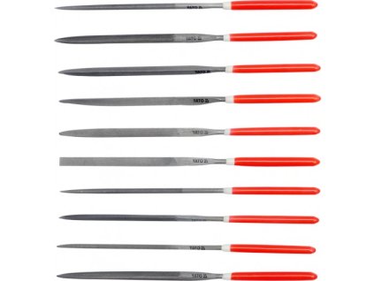 Sada pilníků jehlových 4 x 160 mm 10 ks