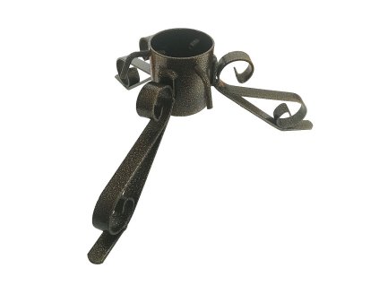 Stojan MagicHome Vánoce Blackbird, na stromeček, zlatý, kovový