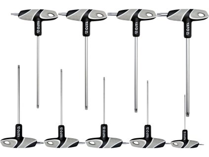 Sada šroubováky T TORX s otvorem 9 ks T10 - T50