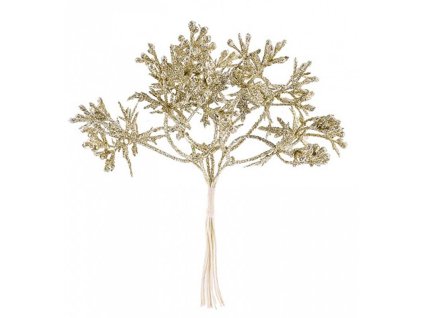 Větvička MagicHome zlatá, 15cm