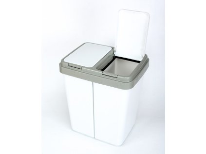 Koš odpadkový výklopný 25Lx2 tříděný odpad  DUO, mix barev