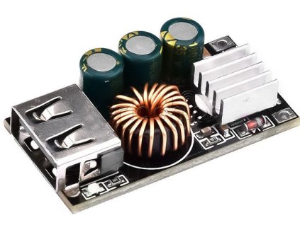 Napájecí modul, step-down měnič 3-12V/3A, 1xUSB A QC3.0
