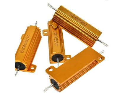 2R RX24 rezistor drátový 50W s chladičem