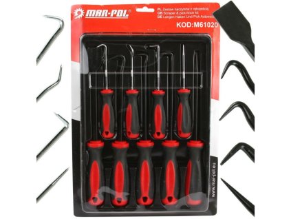 Sada montážních háčků 9ks MAR-POL