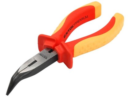 Kleště půlkulaté zahnuté, 160 mm, VDE, EXTOL PREMIUM