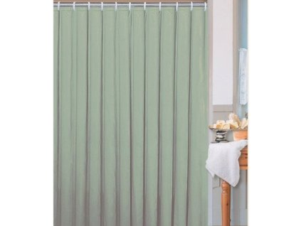 Závěs koupelnový 180x200cm PES světle zelený