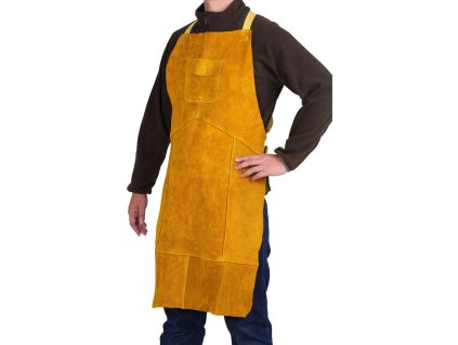 Kožená zástěra svářečská Industrial, vel. L, 60x90cm