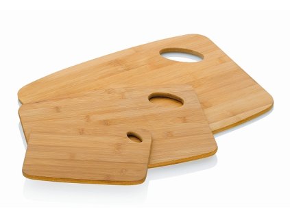 KELA Prkénko krájecí KATANA sada 3ks bambus 38 / 30 / 20 cm KL-12009