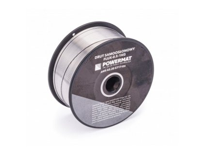 Svařovací drát trubičkový, 0,8 mm, 1 kg POWERMAT