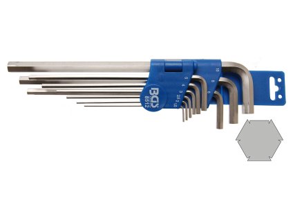 Speciální klíče imbus pro poškozené hlavy šroubů (9ks)- BGS 8512