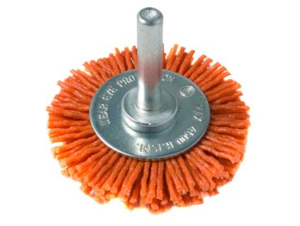 Kartáč okružní 75mm nylonový, stopka - MAGG BL97275