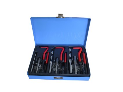 Přípravky na opravu závitů M6-M10, sada 87 dílů - QUATROS QS14206A