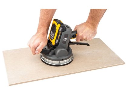 Aku vibrační přísavka na obklady a dlažbu, 180 mm, 21 V / 2,0 Ah - POWERMAT