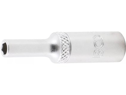 Nástrčná hlavice šestihranná, 1/4", 4 mm, prodloužená - B10504