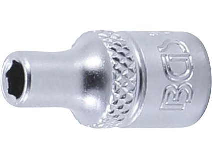 Nástrčná hlavice šestihranná,1/4", 4 mm, BGS - B2474