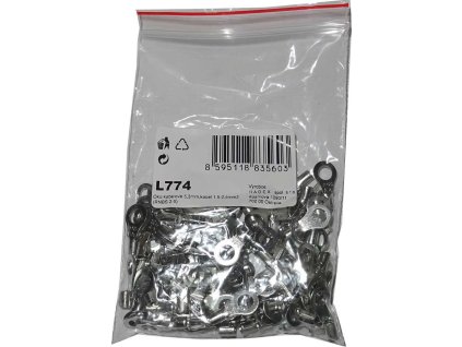 Oko kabelové 5,3mm,kabel 1,5-2,5mm2 (RNBS 2-5), balení 100ks