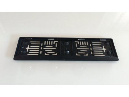 Podložka pod SPZ barva Černá