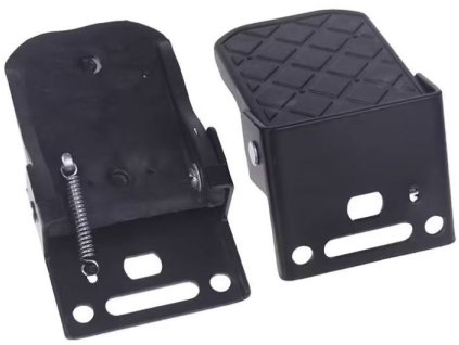 Skládací stupátko šroubovací - pár